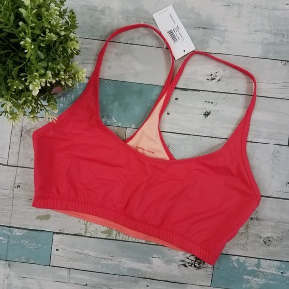 Outdoor Voices Other - Outdoor Voices Dive Back Cutout Swim Top Peach